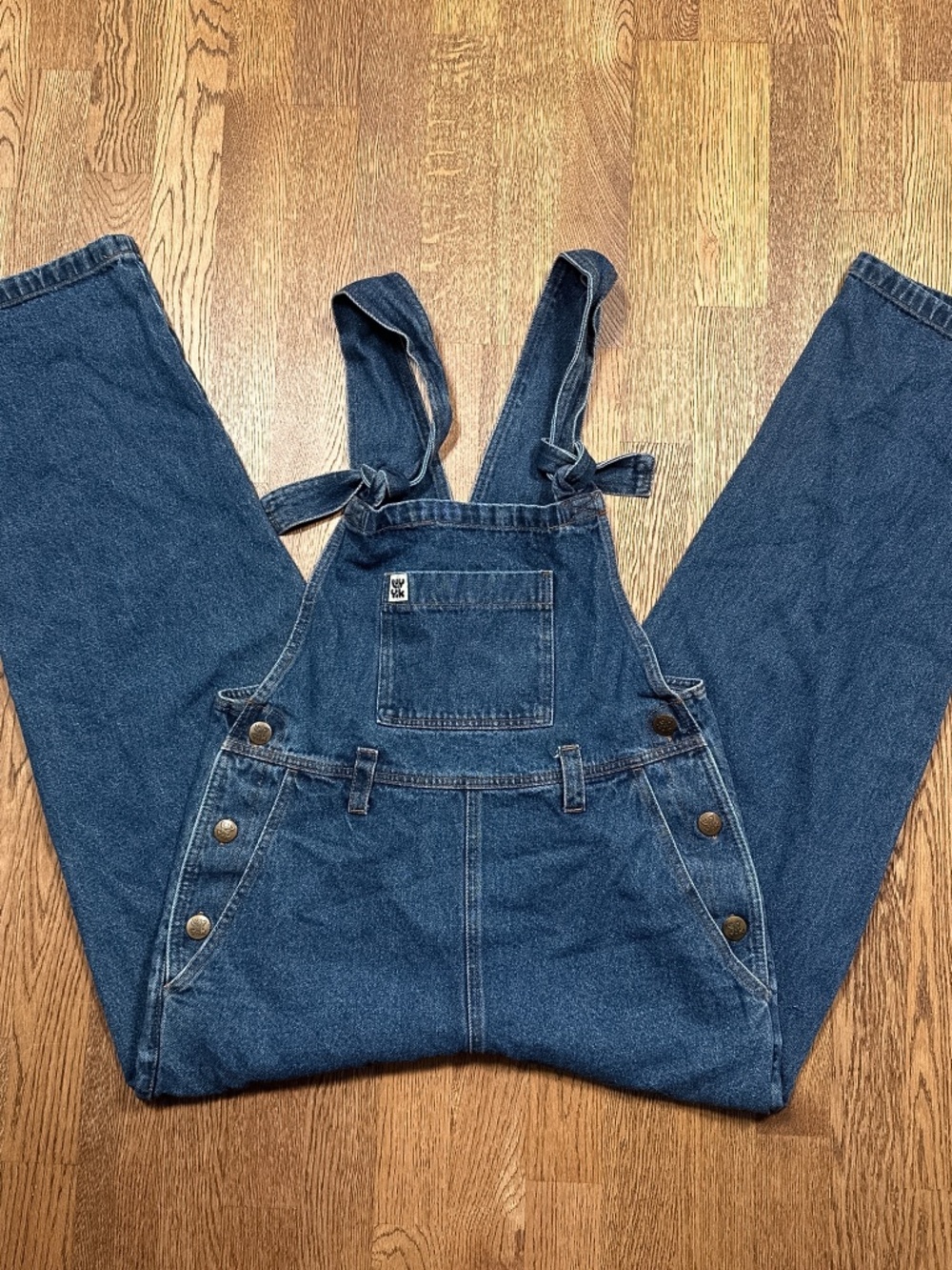 Lucy & Yak Original Denim Jeans Overalls Dungarees Organic Cotton Womens US 8R